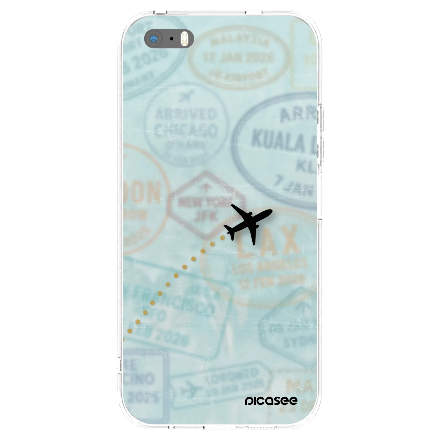 Picasee διαφανής θήκη σιλικόνης Apple iPhone 6 Plus/6S Plus - FLIGHT PATH