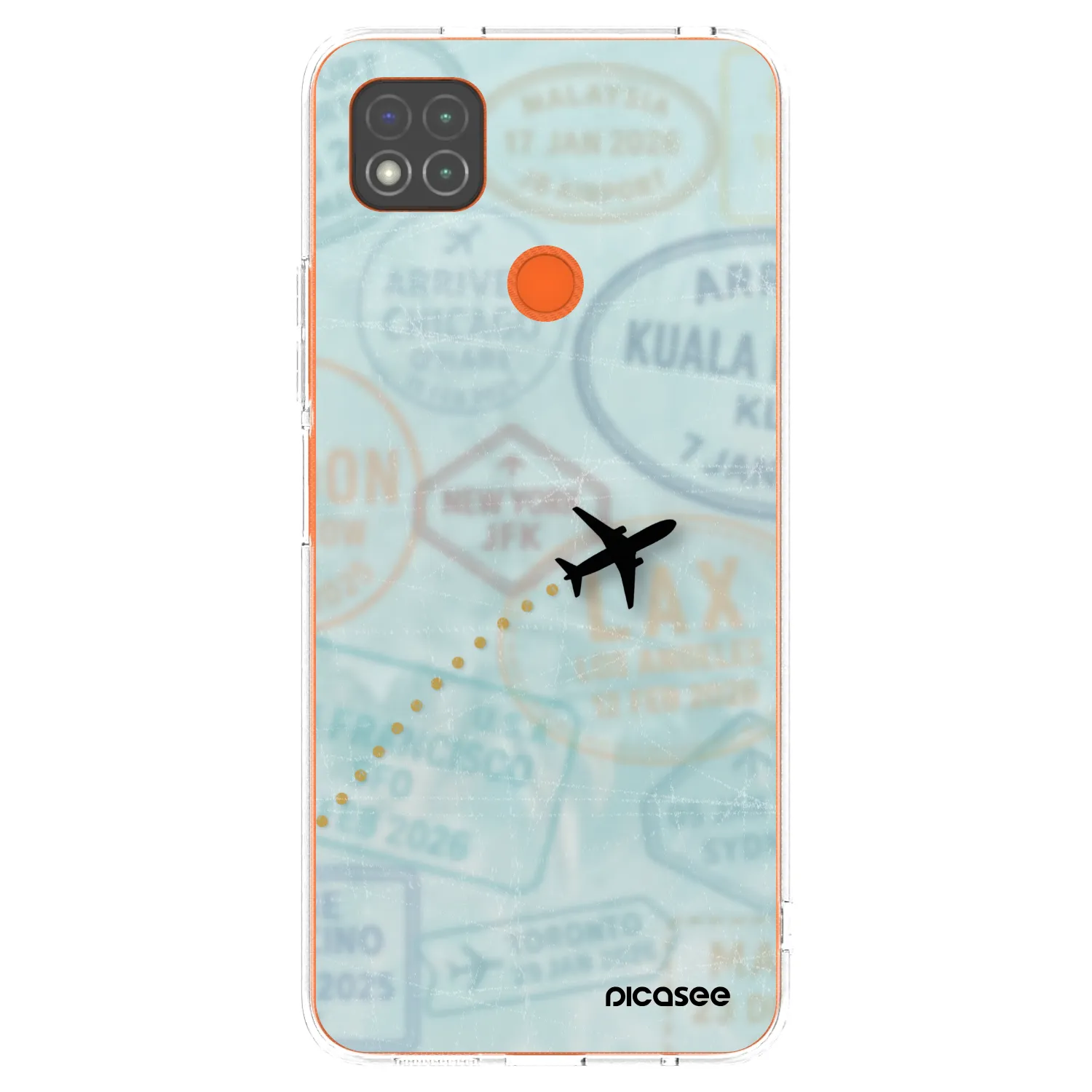Picasee διαφανής θήκη σιλικόνης Xiaomi Redmi 9C - FLIGHT PATH