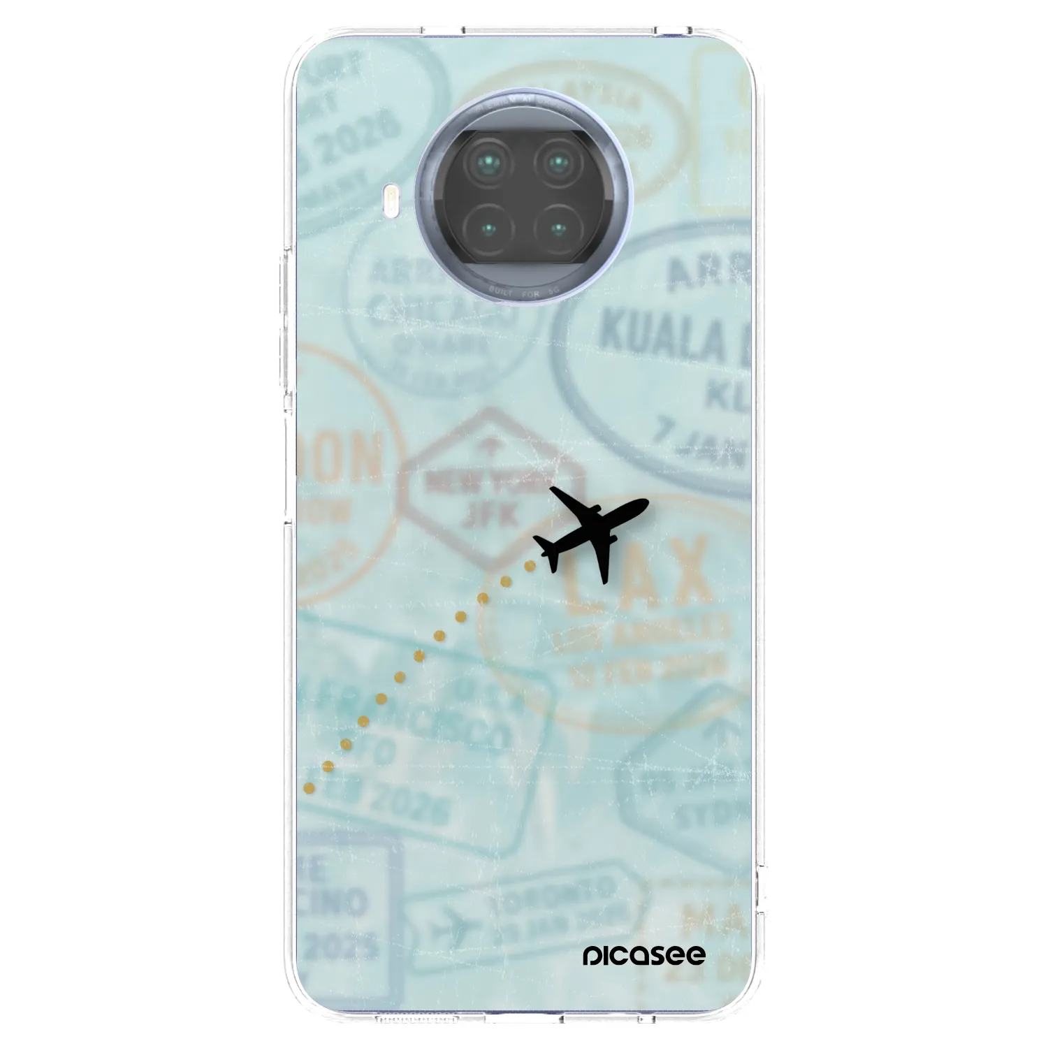 Picasee διαφανής θήκη σιλικόνης Xiaomi Mi 10T Lite - FLIGHT PATH