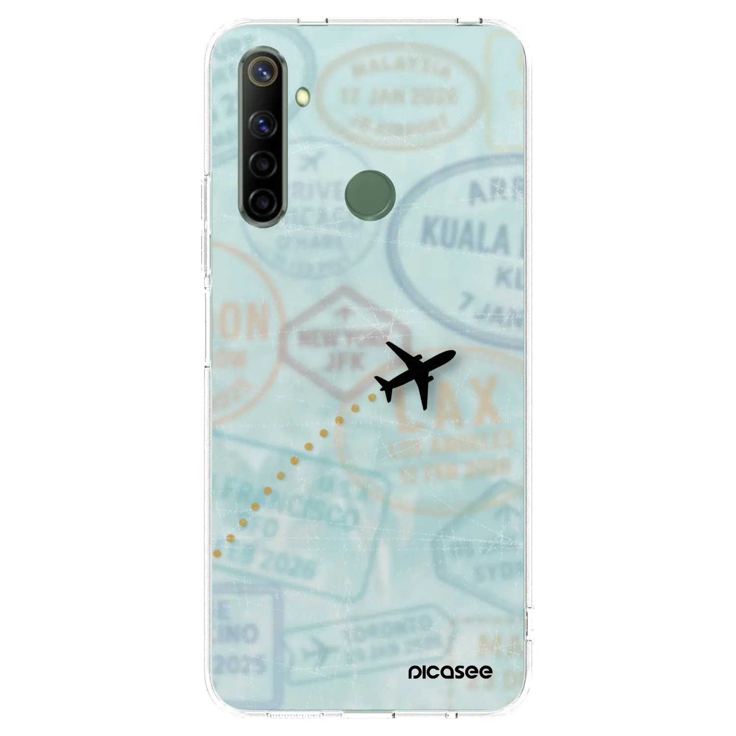 Picasee διαφανής θήκη σιλικόνης Realme 6i - FLIGHT PATH