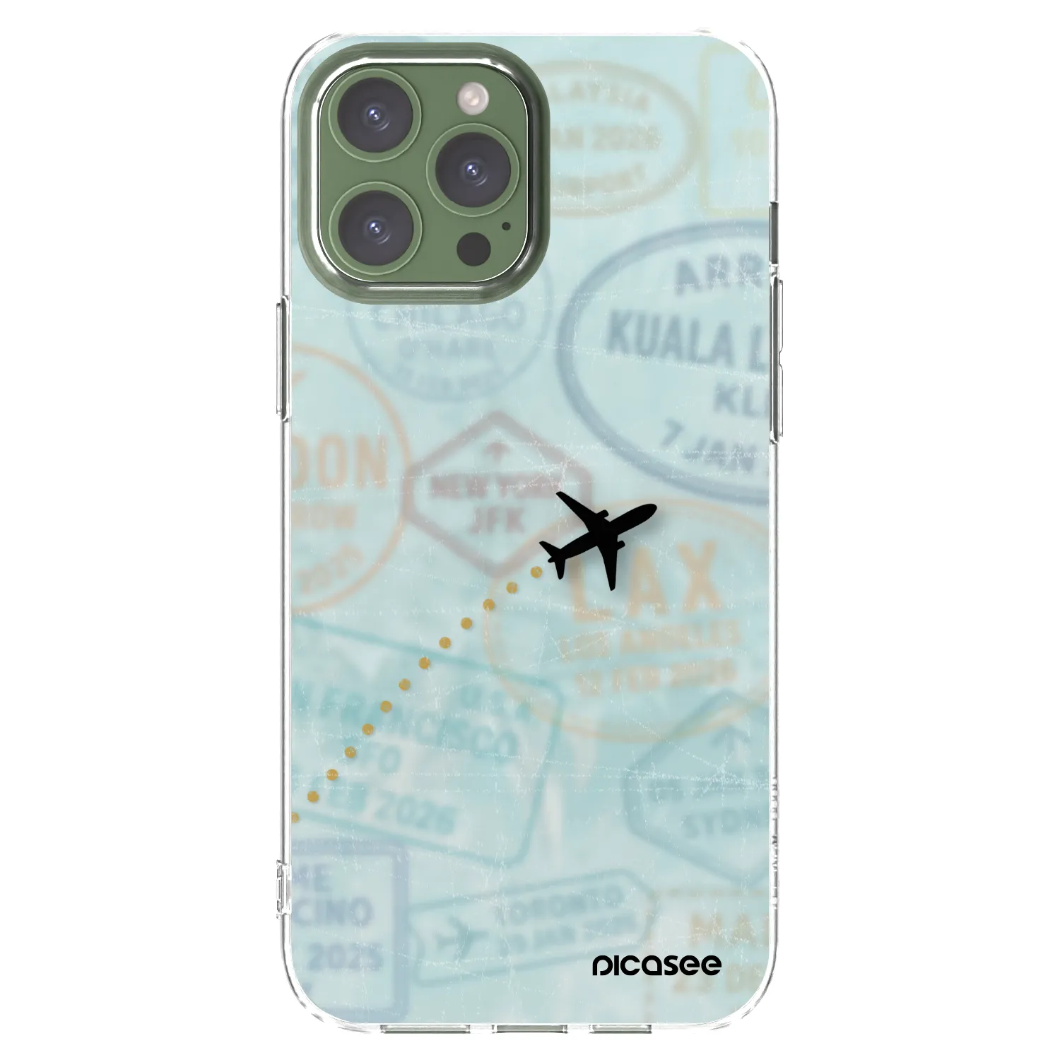 Picasee διαφανής θήκη σιλικόνης Apple iPhone 13 Pro Max - FLIGHT PATH
