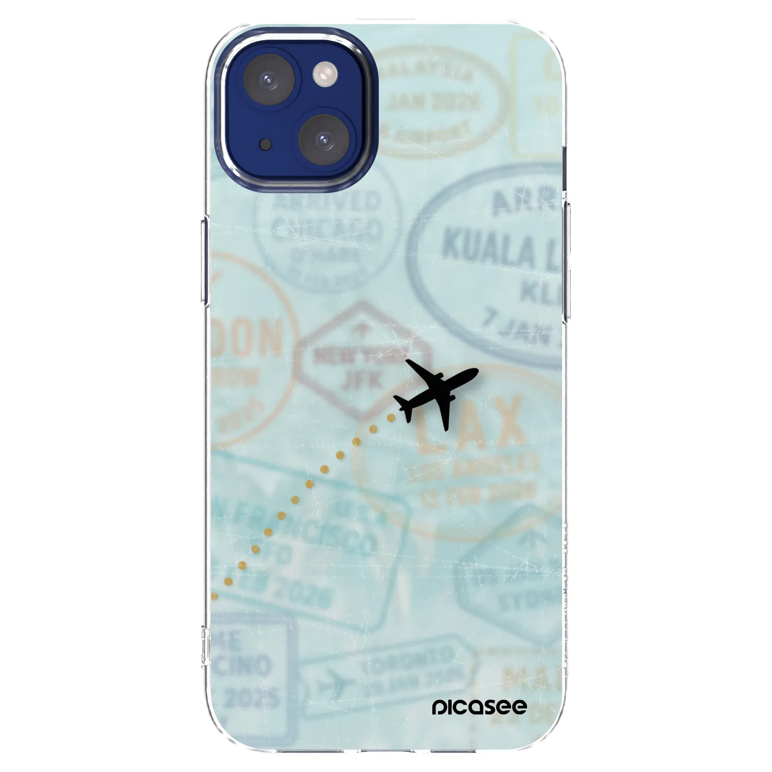 Picasee διαφανής θήκη σιλικόνης Apple iPhone 14 Plus - FLIGHT PATH
