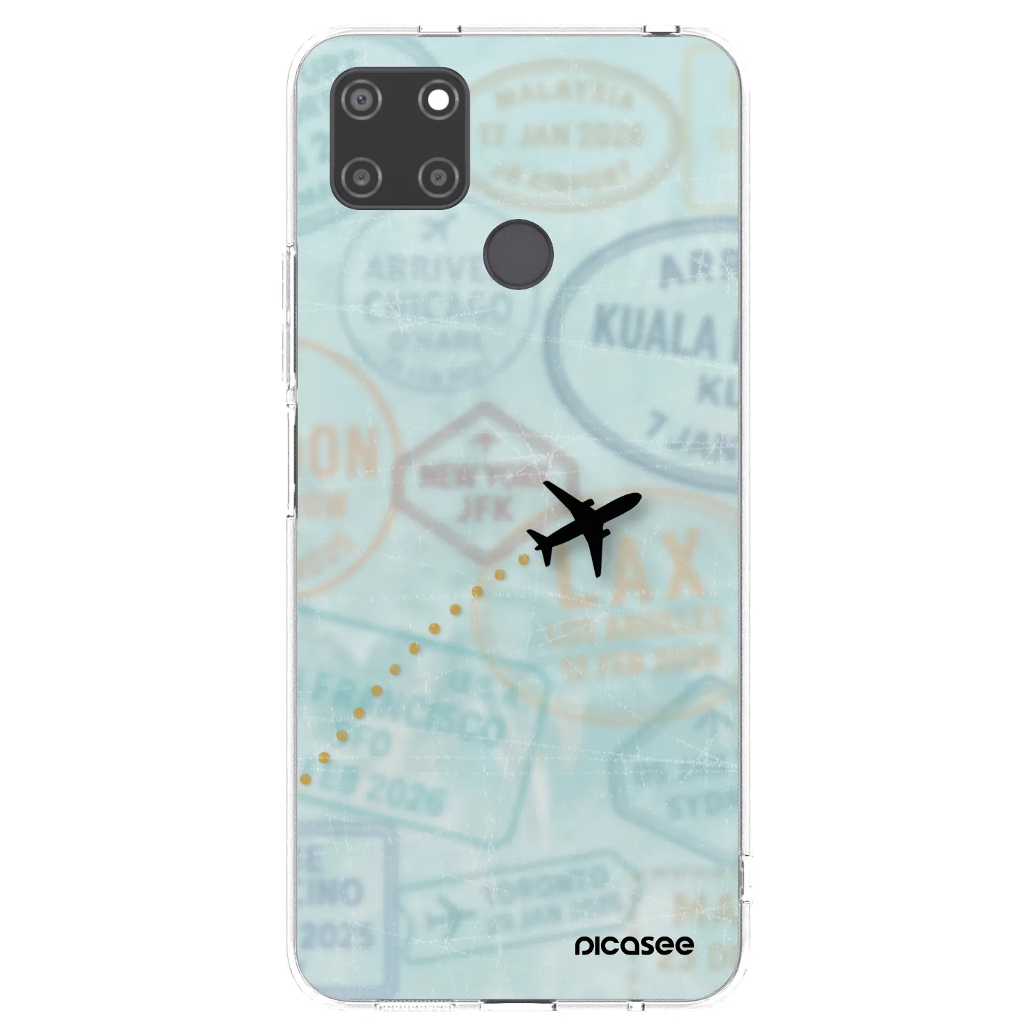 Picasee διαφανής θήκη σιλικόνης Realme C21Y - FLIGHT PATH