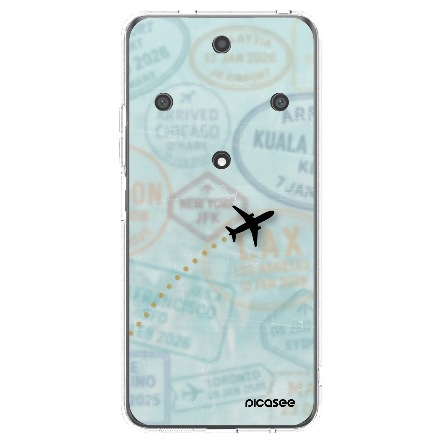 Picasee διαφανής θήκη σιλικόνης Honor Magic5 Lite 5G - FLIGHT PATH
