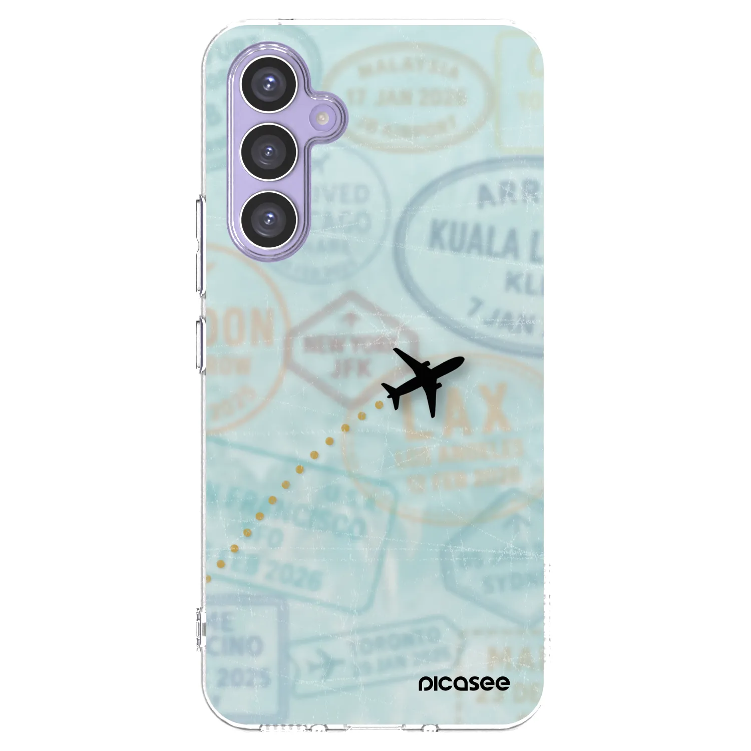 Picasee διαφανής θήκη σιλικόνης Samsung Galaxy A54 5G A546B - FLIGHT PATH