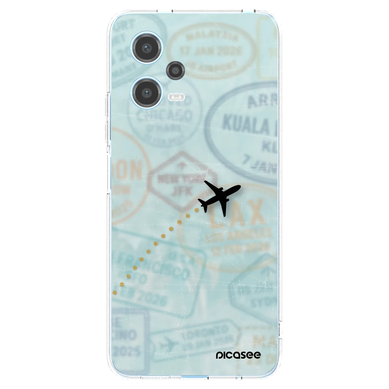 Picasee διαφανής θήκη σιλικόνης Xiaomi Redmi Note 12 5G - FLIGHT PATH