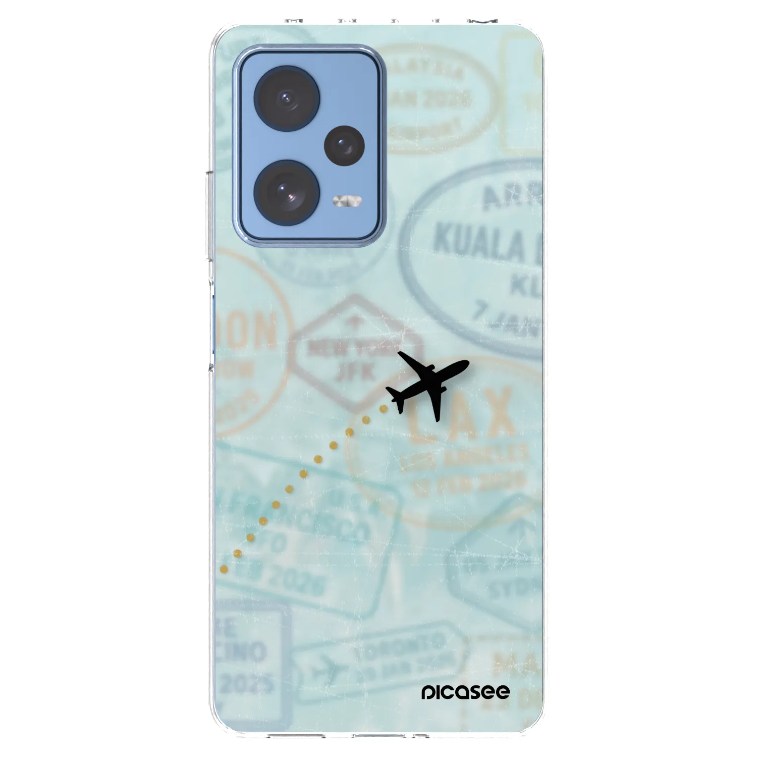 Picasee διαφανής θήκη σιλικόνης Xiaomi Redmi Note 12 Pro 5G - FLIGHT PATH
