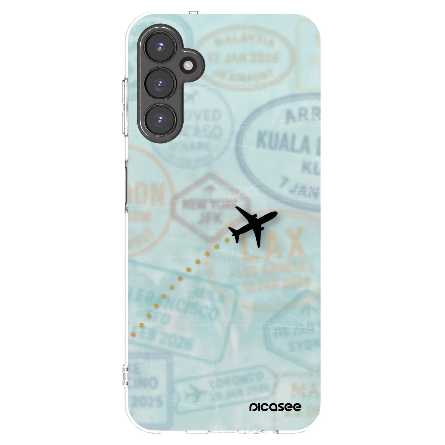 Picasee διαφανής θήκη σιλικόνης Samsung Galaxy A14 5G A146P - FLIGHT PATH