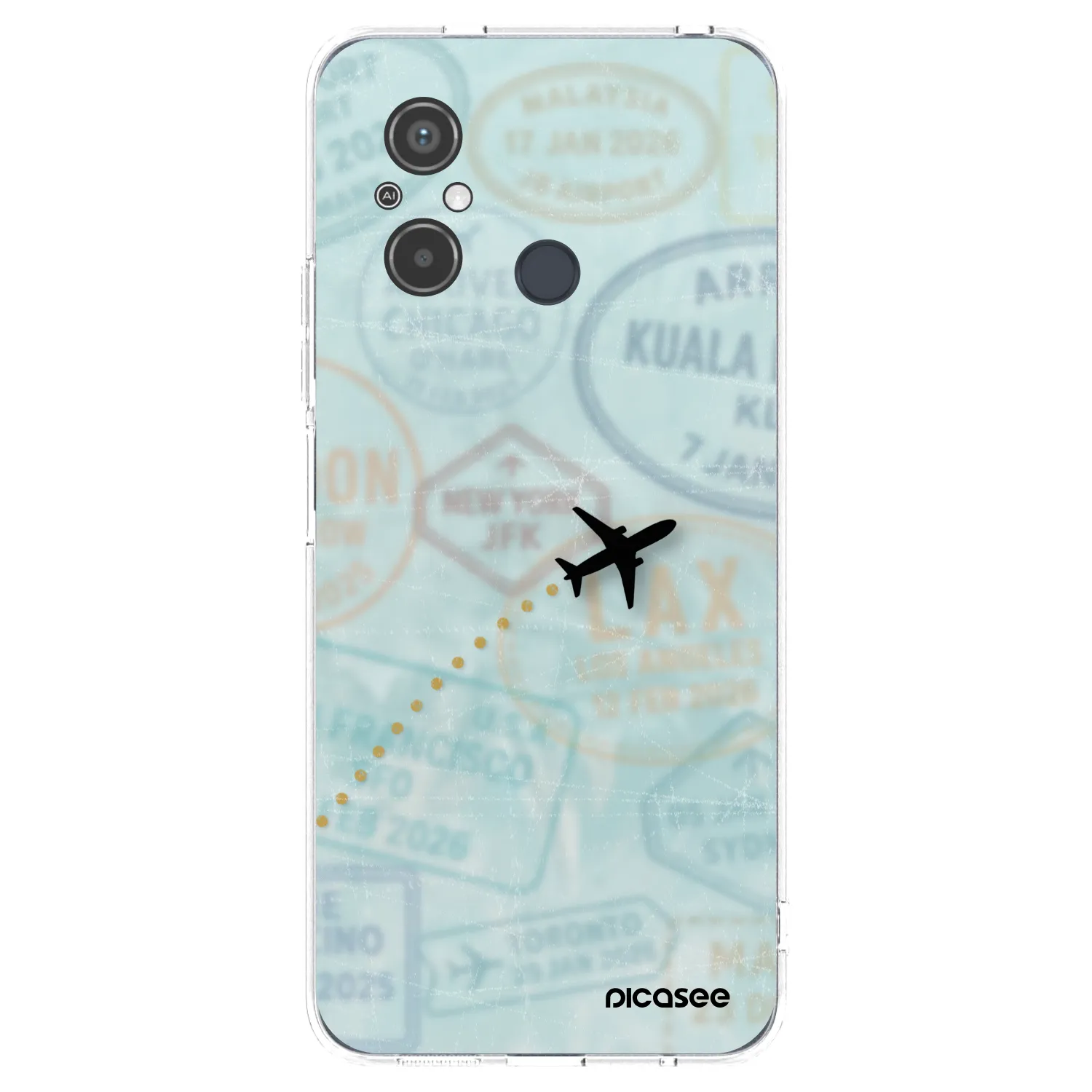 Picasee διαφανής θήκη σιλικόνης Xiaomi Redmi 12C - FLIGHT PATH