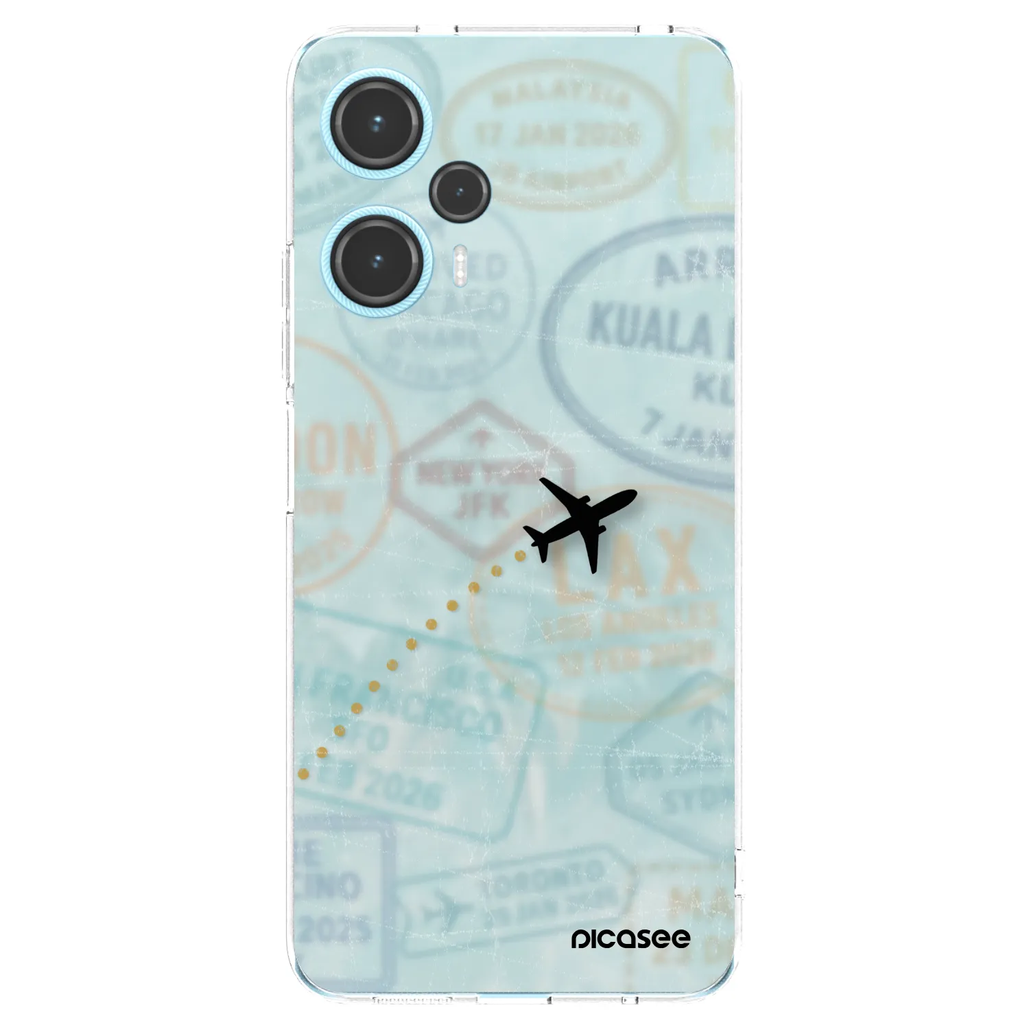 Picasee διαφανής θήκη σιλικόνης Xiaomi Poco F5 - FLIGHT PATH