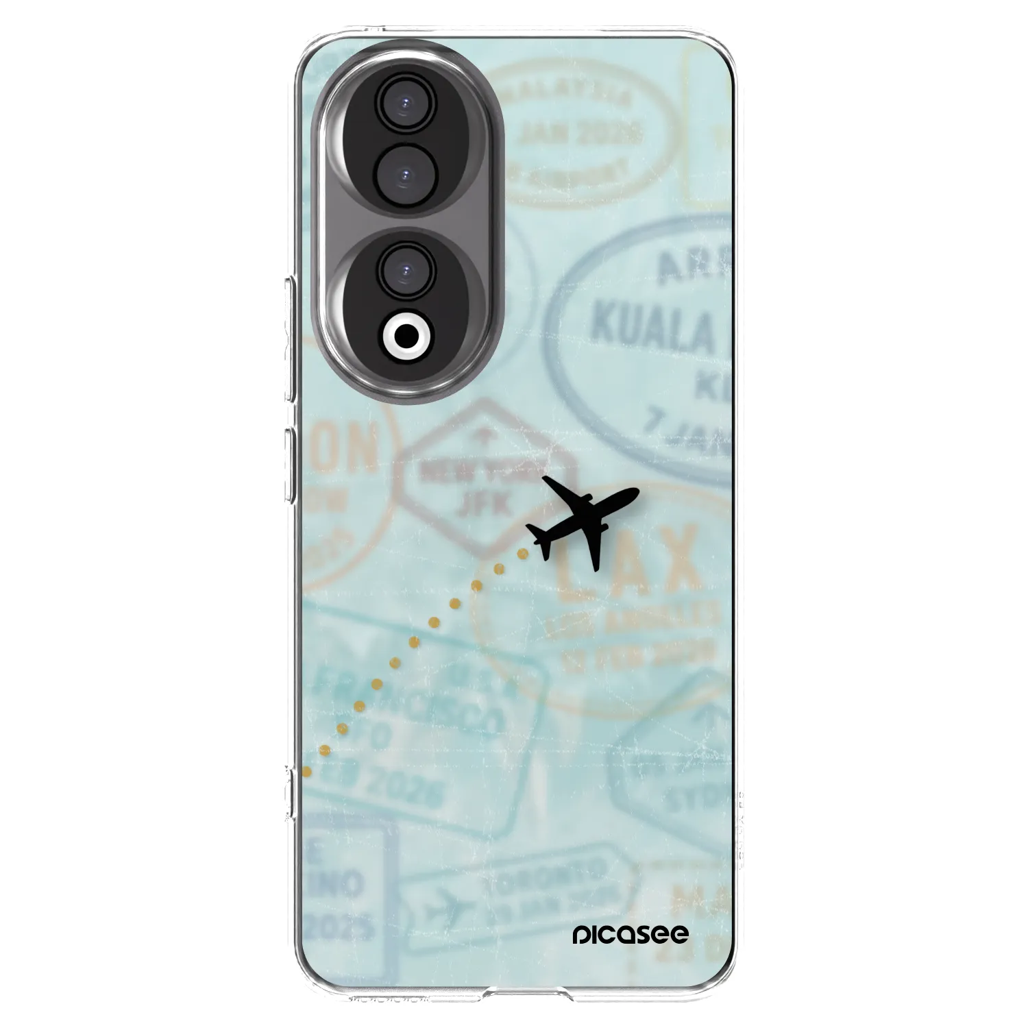 Picasee διαφανής θήκη σιλικόνης Honor 90 5G - FLIGHT PATH