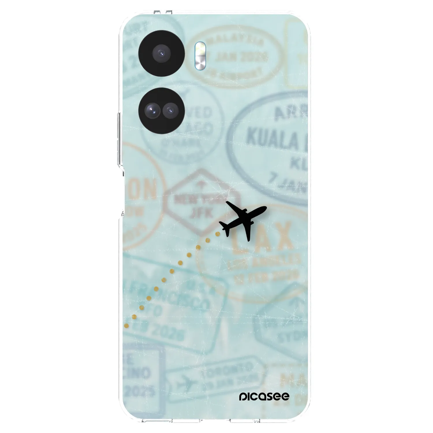 Picasee διαφανής θήκη σιλικόνης Honor 90 Lite 5G - FLIGHT PATH