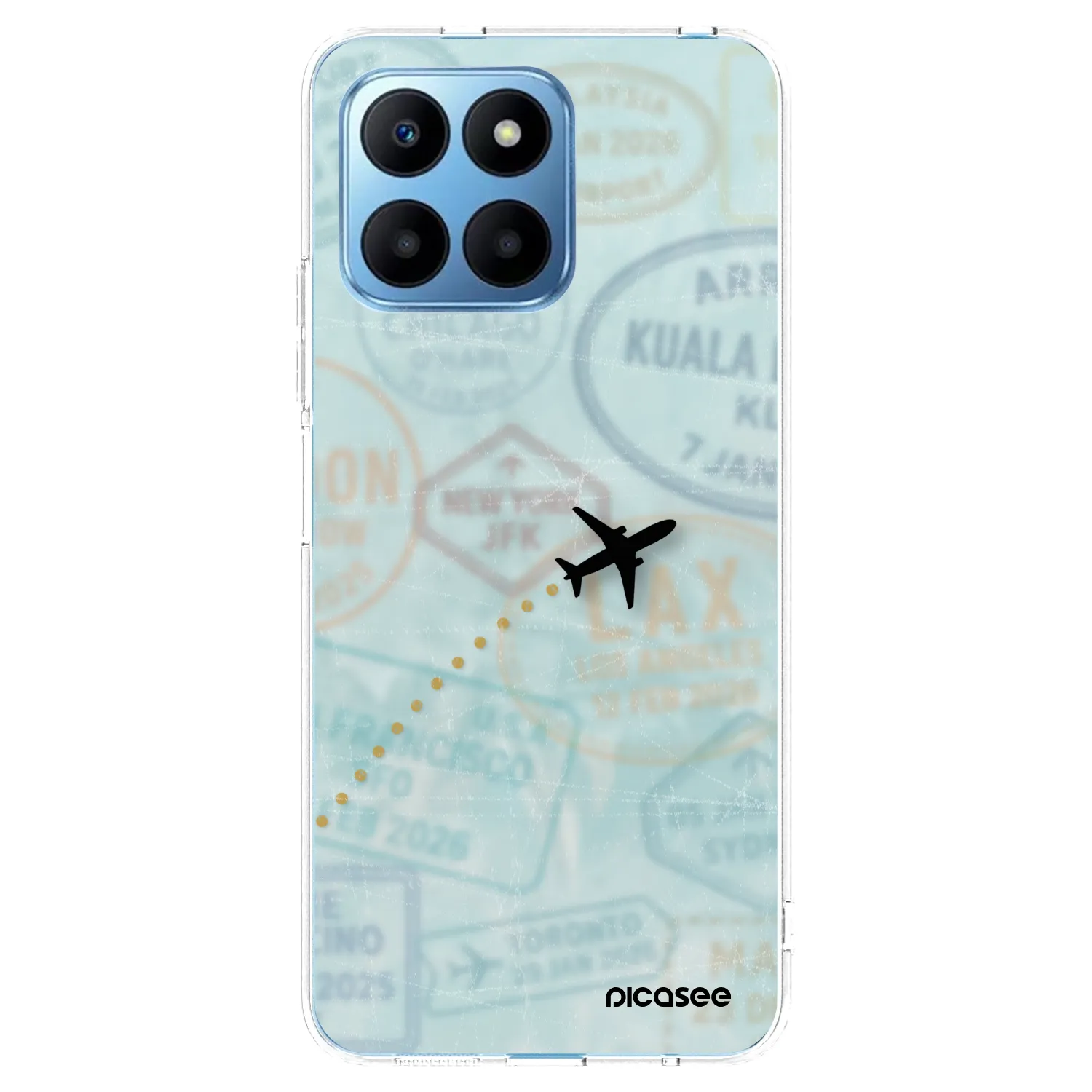 Picasee διαφανής θήκη σιλικόνης Honor 70 Lite - FLIGHT PATH