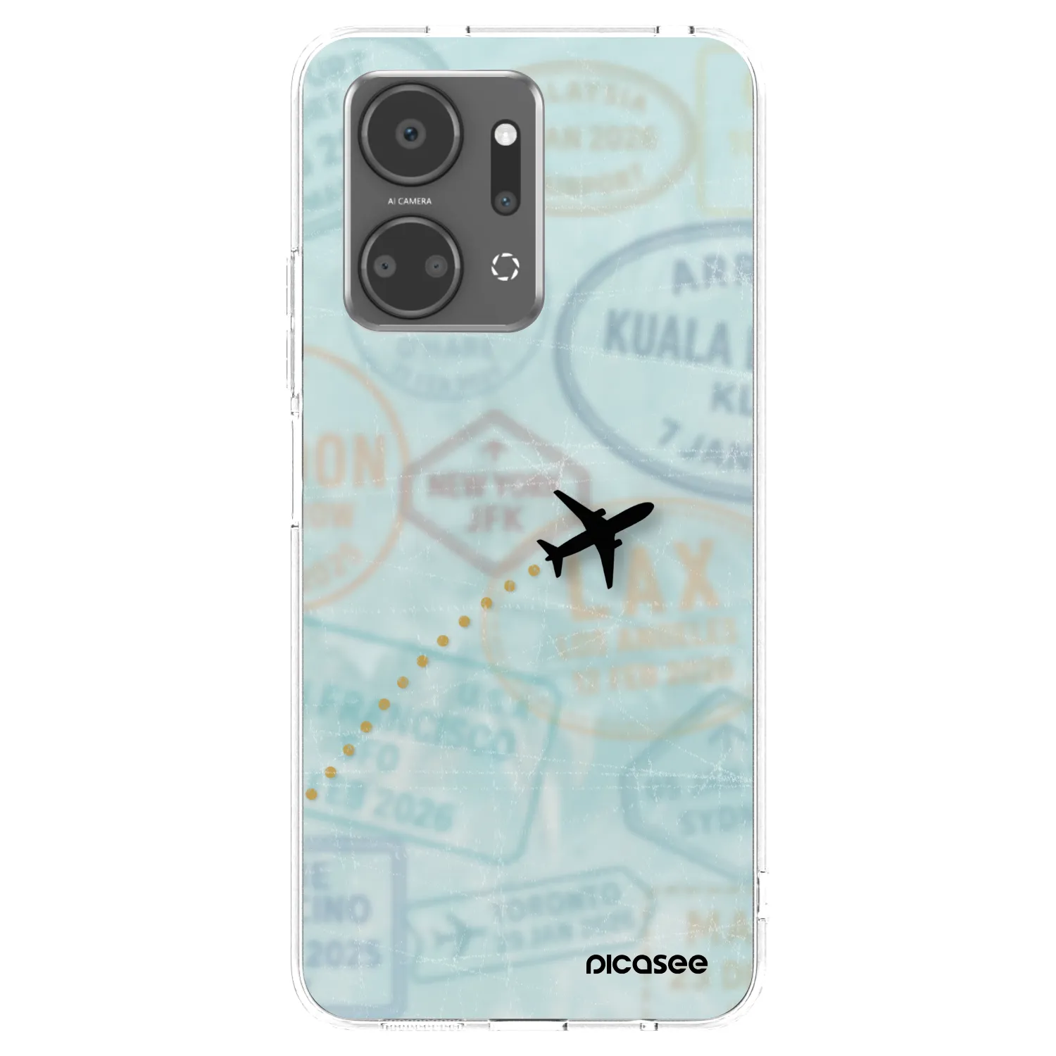 Picasee διαφανής θήκη σιλικόνης Honor X7a - FLIGHT PATH