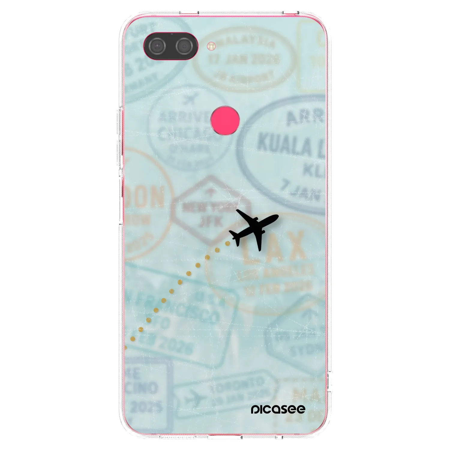 Picasee διαφανής θήκη σιλικόνης Xiaomi Mi 8 Lite - FLIGHT PATH