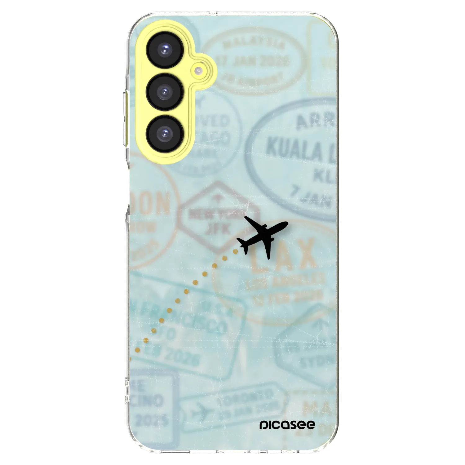 Picasee διαφανής θήκη σιλικόνης Samsung Galaxy A25 A256B 5G - FLIGHT PATH