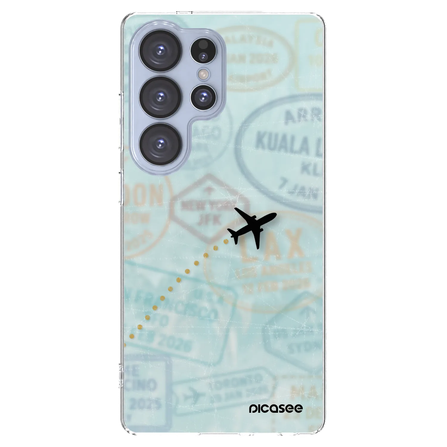 Picasee διαφανής θήκη σιλικόνης Samsung Galaxy S25 Ultra 5G - FLIGHT PATH