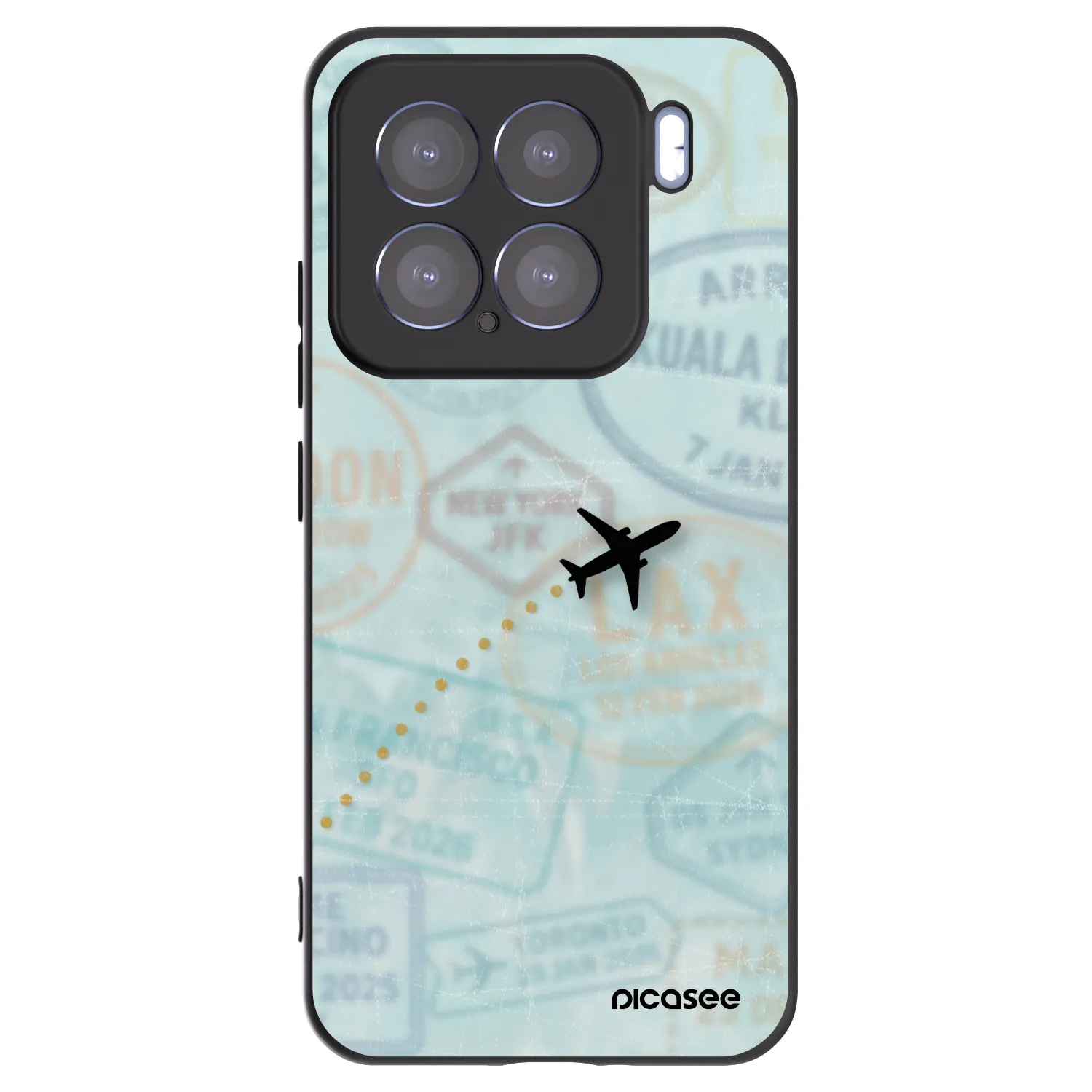 Picasee Μαύρη θήκη σιλικόνης για Xiaomi 15 - FLIGHT PATH