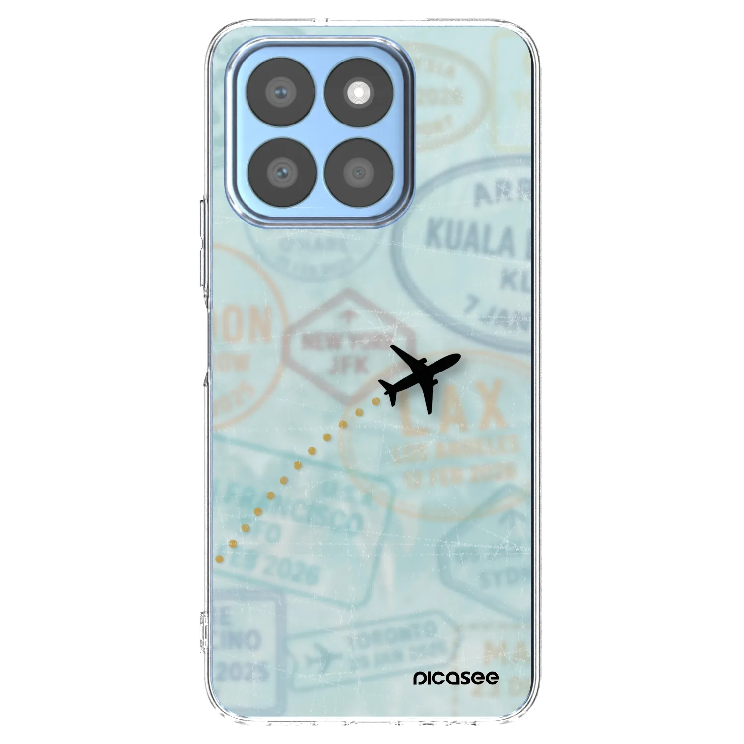 Picasee διαφανής θήκη σιλικόνης Honor X8c - FLIGHT PATH