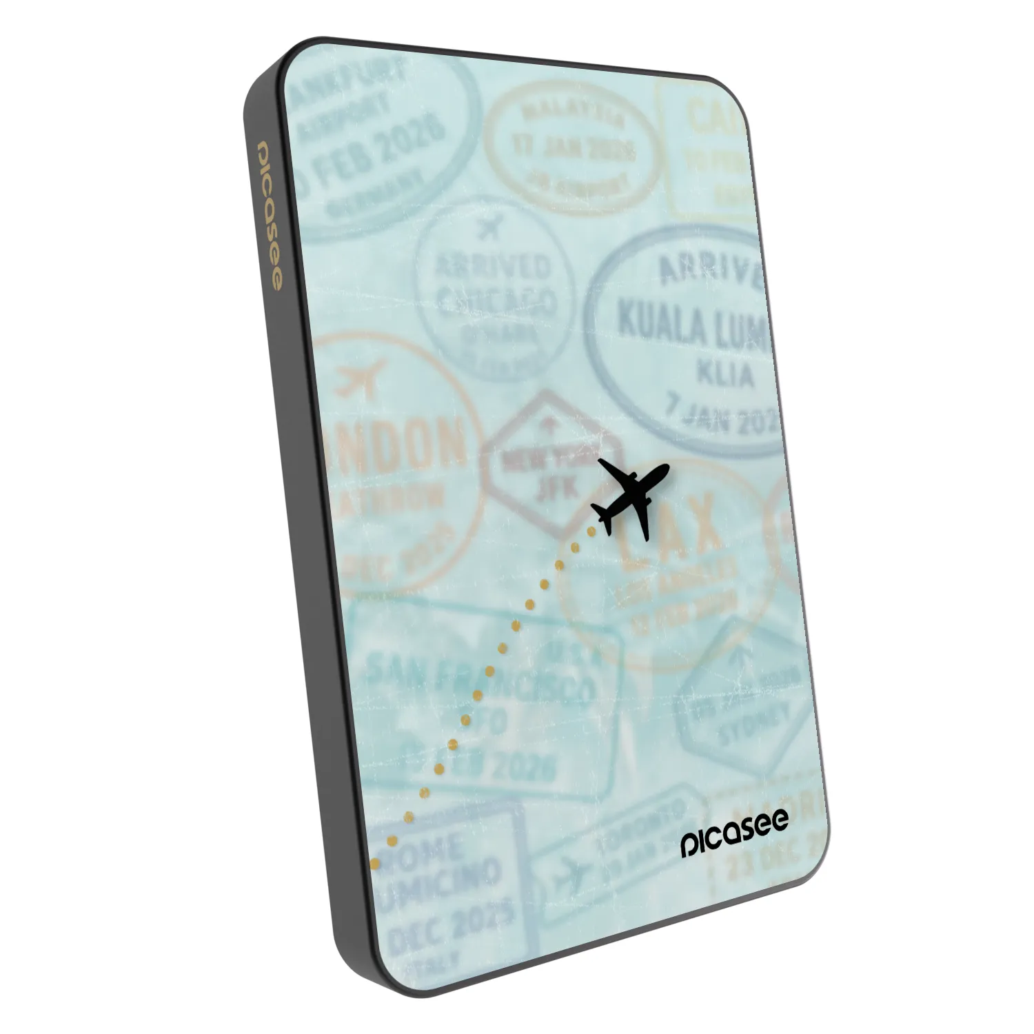 Picasee Powerbank με MagSafe 5 000 mAh Γκρί - FLIGHT PATH