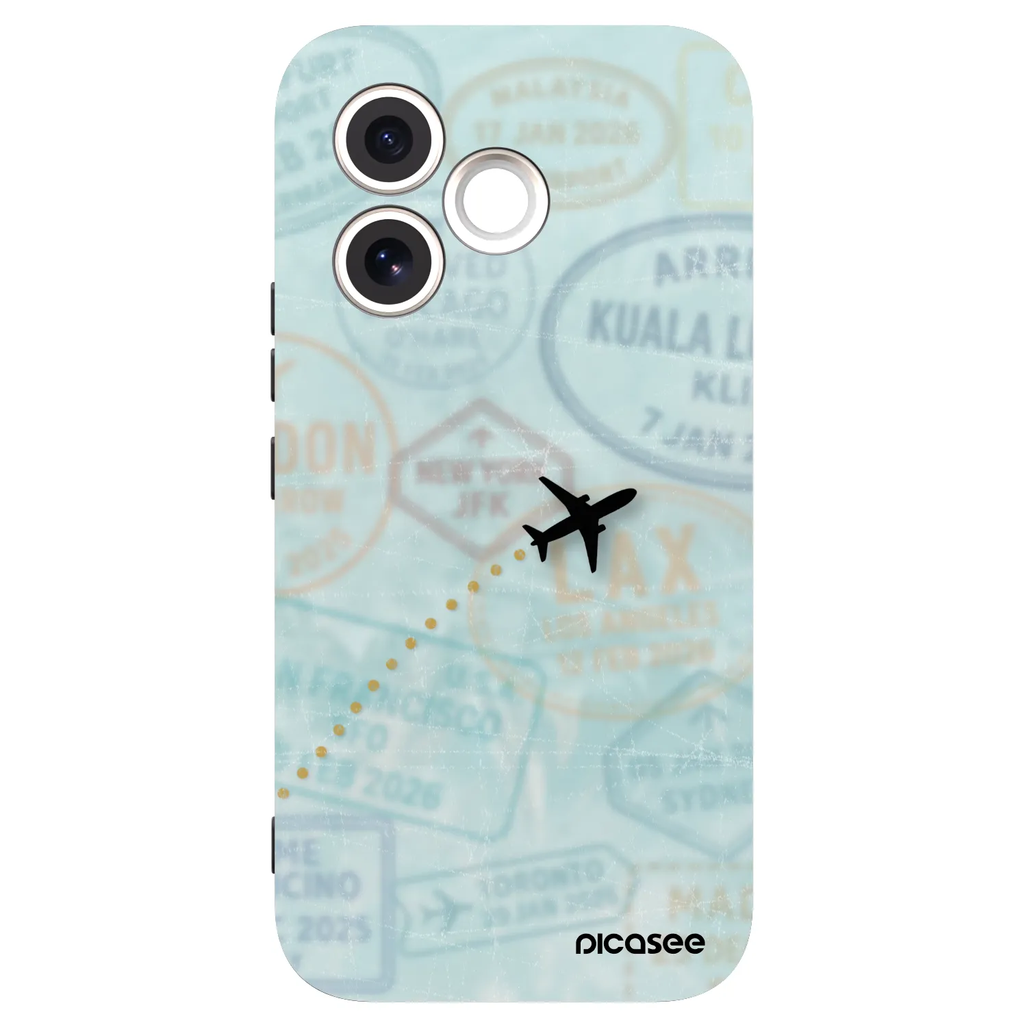 Picasee Μαύρη θήκη σιλικόνης για Honor 600 Lite - FLIGHT PATH
