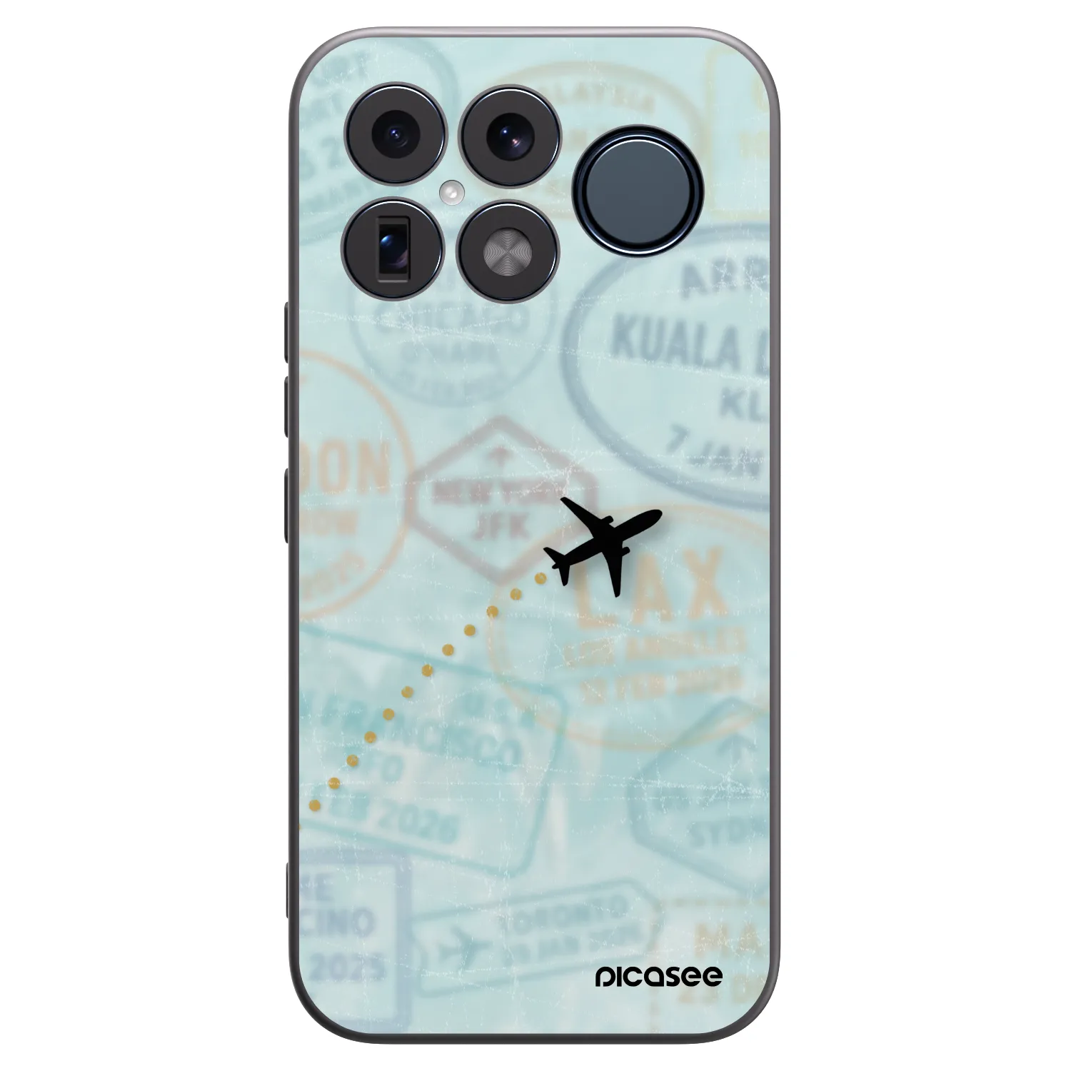 Picasee Μαύρη θήκη σιλικόνης για Xiaomi Poco F8 Ultra - FLIGHT PATH