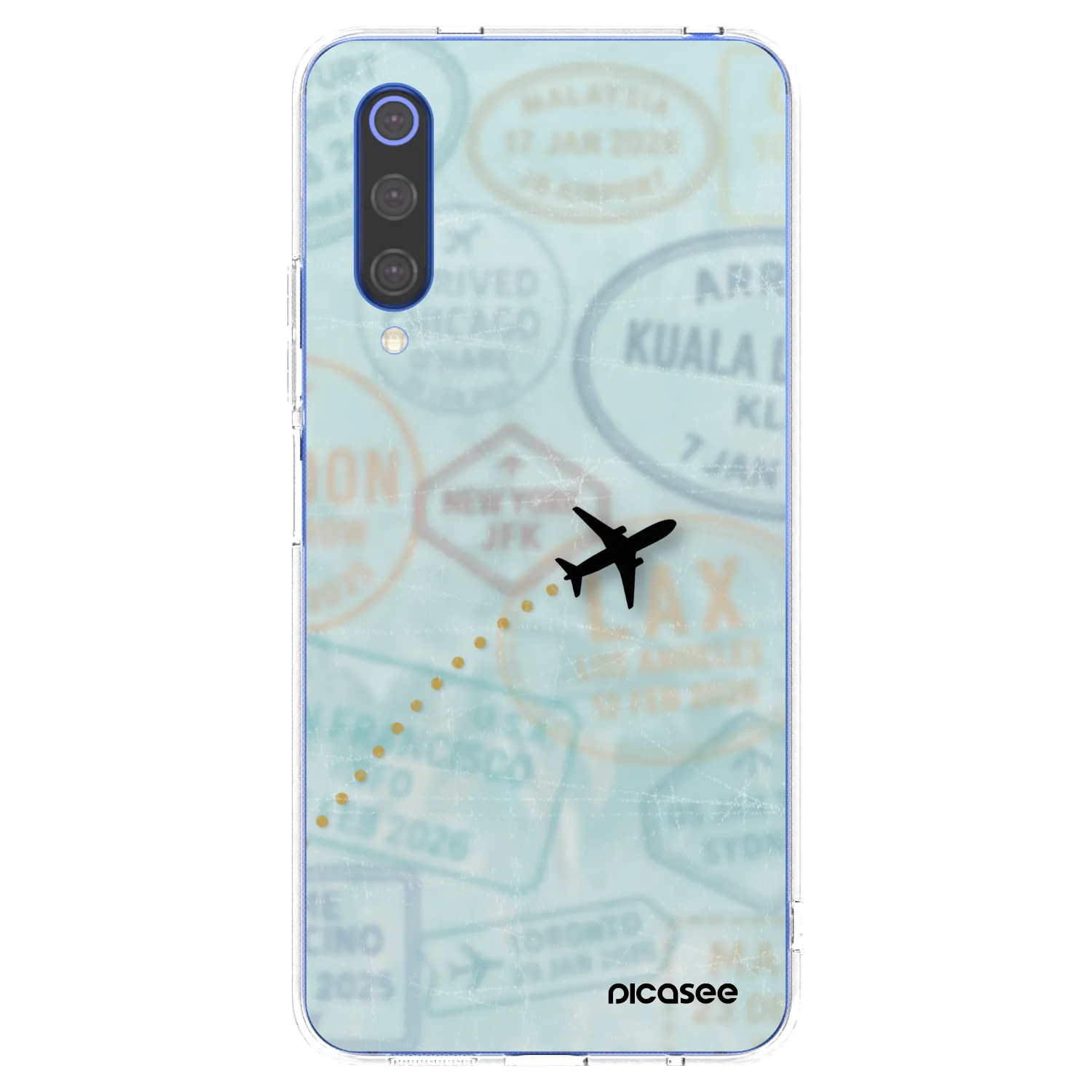 Picasee διαφανής θήκη σιλικόνης Xiaomi Mi 9 SE - FLIGHT PATH
