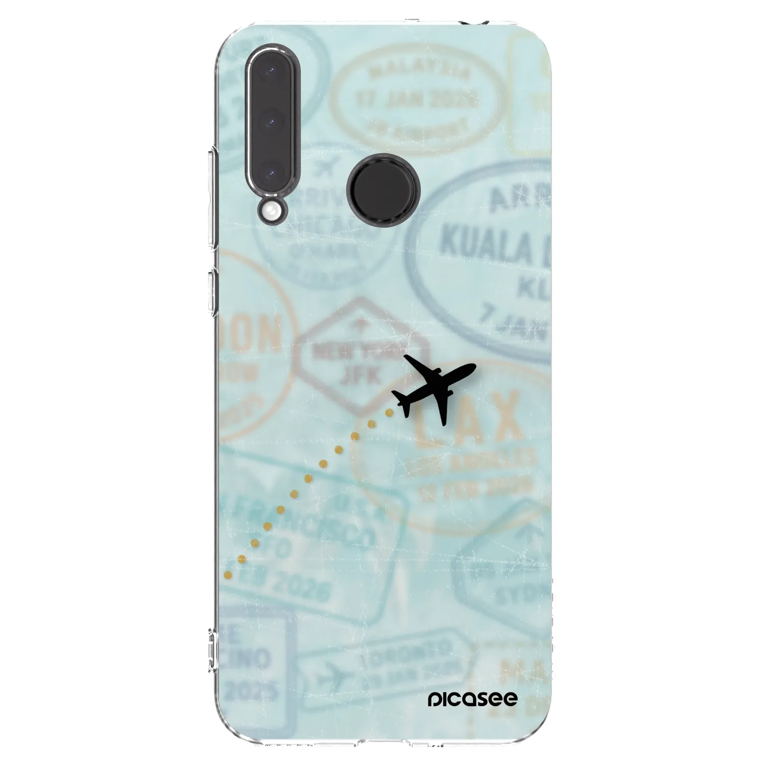Picasee διαφανής θήκη σιλικόνης Honor 20 Lite - FLIGHT PATH