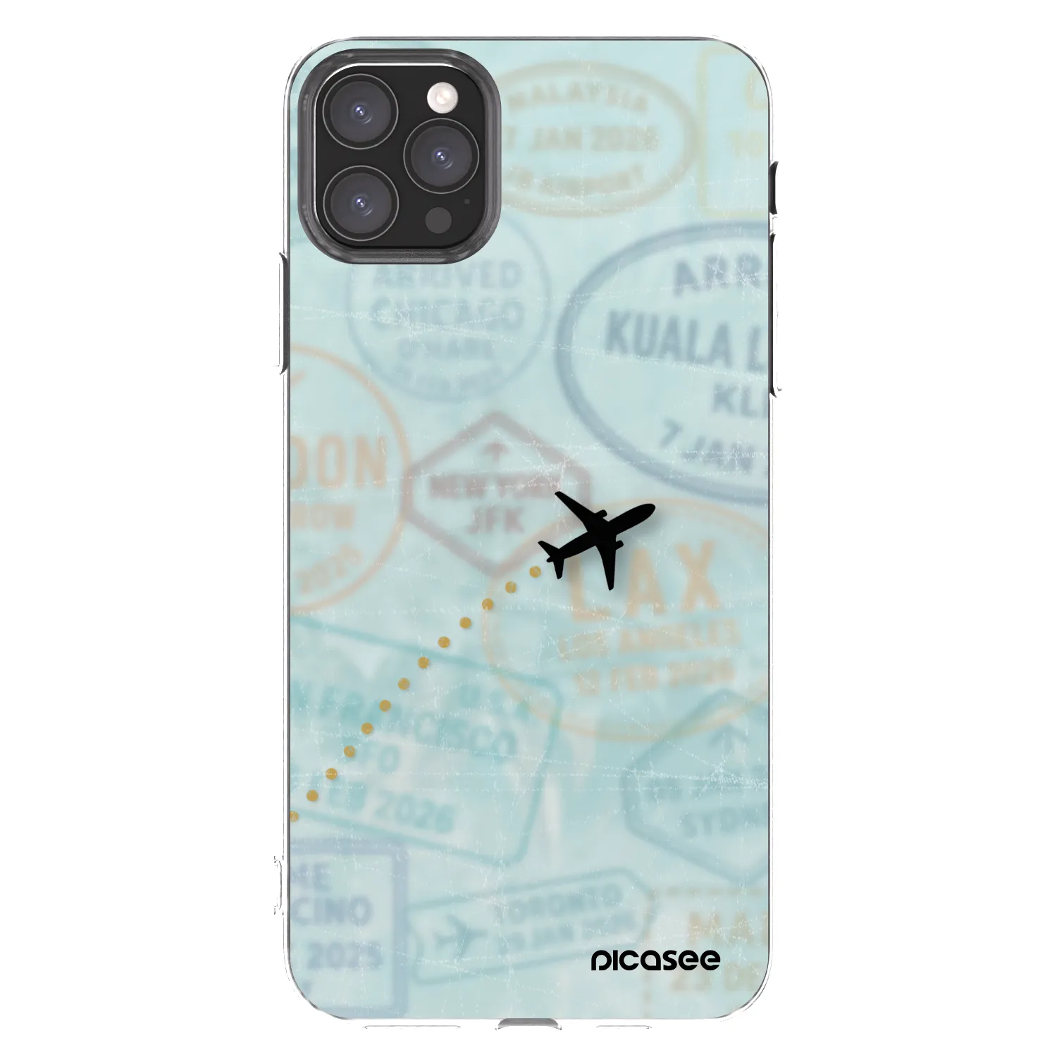 Picasee διαφανής θήκη σιλικόνης Apple iPhone 11 Pro Max - FLIGHT PATH