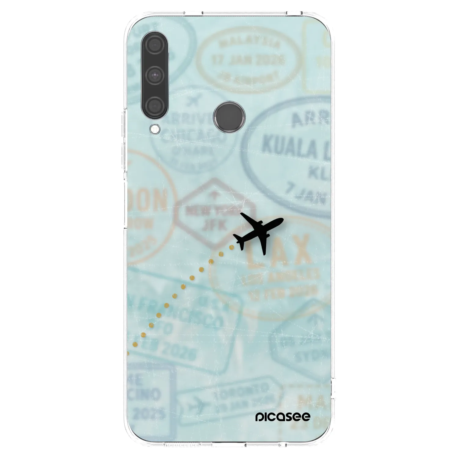 Picasee διαφανής θήκη σιλικόνης Huawei P40 Lite E - FLIGHT PATH