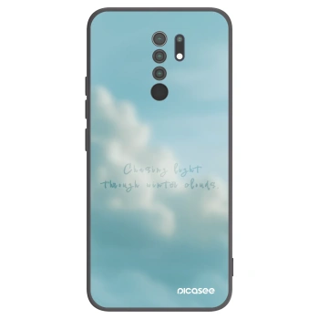 Picasee Μαύρη θήκη σιλικόνης για Xiaomi Redmi 9 - CHASiNG LIGHT