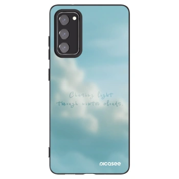 Picasee Μαύρη θήκη σιλικόνης για Samsung Galaxy S20 FE - CHASiNG LIGHT