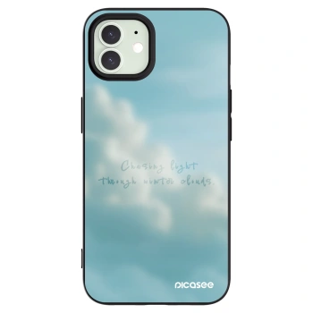 Picasee Μαύρη θήκη σιλικόνης για Apple iPhone 12 - CHASiNG LIGHT