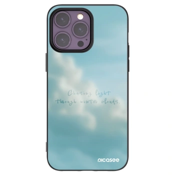 Picasee Μαύρη θήκη σιλικόνης για Apple iPhone 14 Pro Max - CHASiNG LIGHT