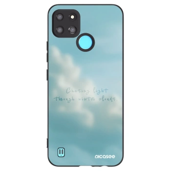 Picasee Μαύρη θήκη σιλικόνης για Realme C21Y - CHASiNG LIGHT