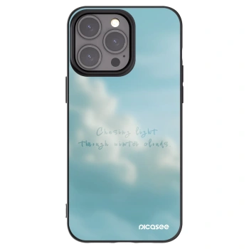 Picasee Μαύρη θήκη σιλικόνης για Apple iPhone 15 Pro Max - CHASiNG LIGHT