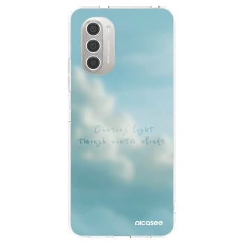 Picasee διαφανής θήκη σιλικόνης Motorola Moto G51 - CHASiNG LIGHT