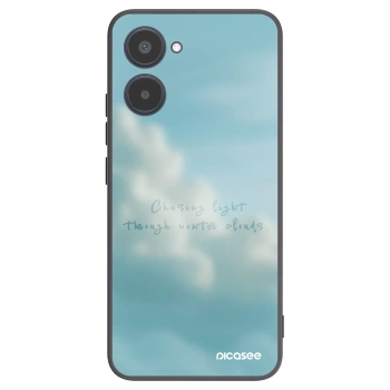 Picasee Μαύρη θήκη σιλικόνης για Realme 10 4G - CHASiNG LIGHT