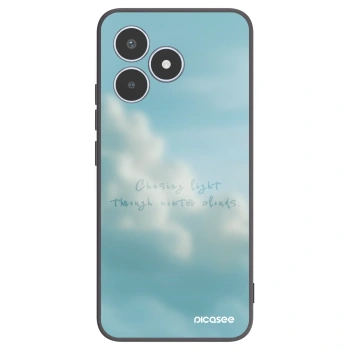 Picasee Μαύρη θήκη σιλικόνης για Realme C53 - CHASiNG LIGHT