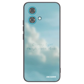 Picasee Μαύρη θήκη σιλικόνης για Motorola Edge 40 Neo - CHASiNG LIGHT