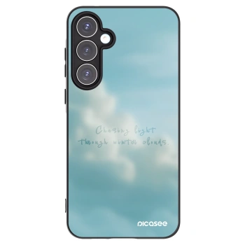Picasee Μαύρη θήκη σιλικόνης για Samsung Galaxy A55 5G A556B - CHASiNG LIGHT