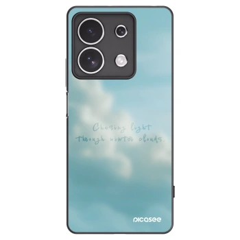 Picasee Μαύρη θήκη σιλικόνης για Xiaomi Redmi Note 13 4G - CHASiNG LIGHT