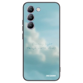 Picasee Μαύρη θήκη σιλικόνης για Vivo V40 SE 5G - CHASiNG LIGHT
