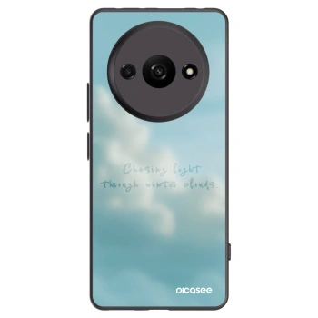 Picasee Μαύρη θήκη σιλικόνης για Xiaomi Redmi A3 - CHASiNG LIGHT