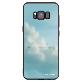 Picasee Μαύρη θήκη σιλικόνης για Samsung Galaxy S8 G950F - CHASiNG LIGHT