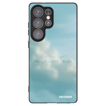 Picasee Μαύρη θήκη σιλικόνης για Samsung Galaxy S25 Ultra 5G - CHASiNG LIGHT