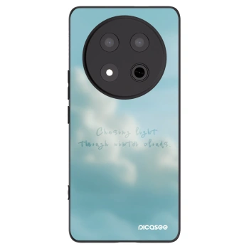 Picasee Μαύρη θήκη σιλικόνης για Honor Magic7 Lite 5G - CHASiNG LIGHT