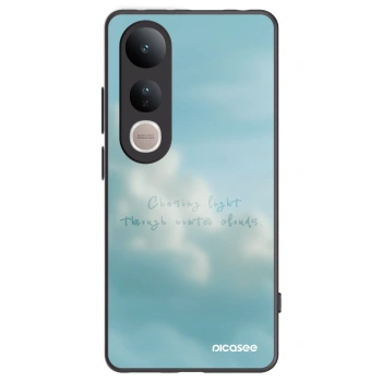 Picasee Μαύρη θήκη σιλικόνης για Vivo V50 Lite 5G - CHASiNG LIGHT