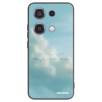 Picasee Μαύρη θήκη σιλικόνης για Xiaomi Redmi Note 14S - CHASiNG LIGHT