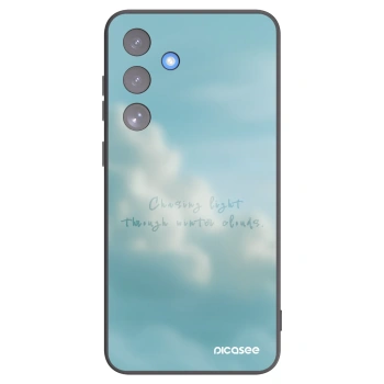 Picasee Μαύρη θήκη σιλικόνης για Samsung Galaxy S25 FE 5G - CHASiNG LIGHT